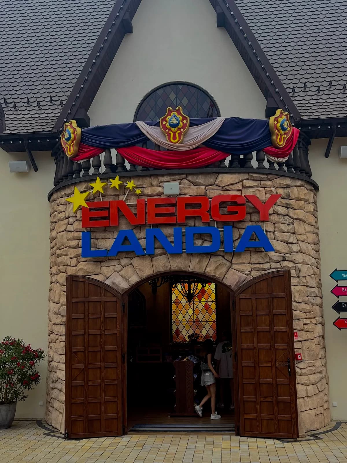 Una coda a Energylandia, piuttosto corta il giorno della nostra visita