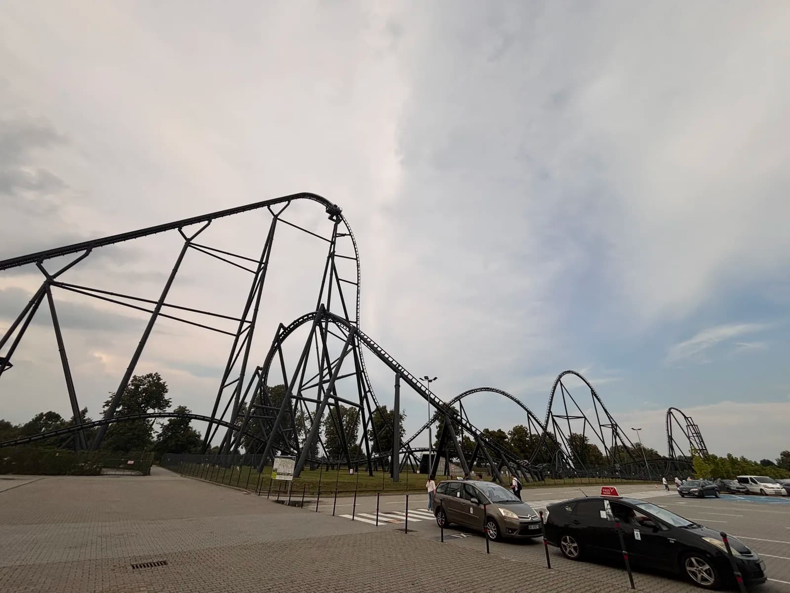 Le montagne russe di Energylandia, vicino a Zator