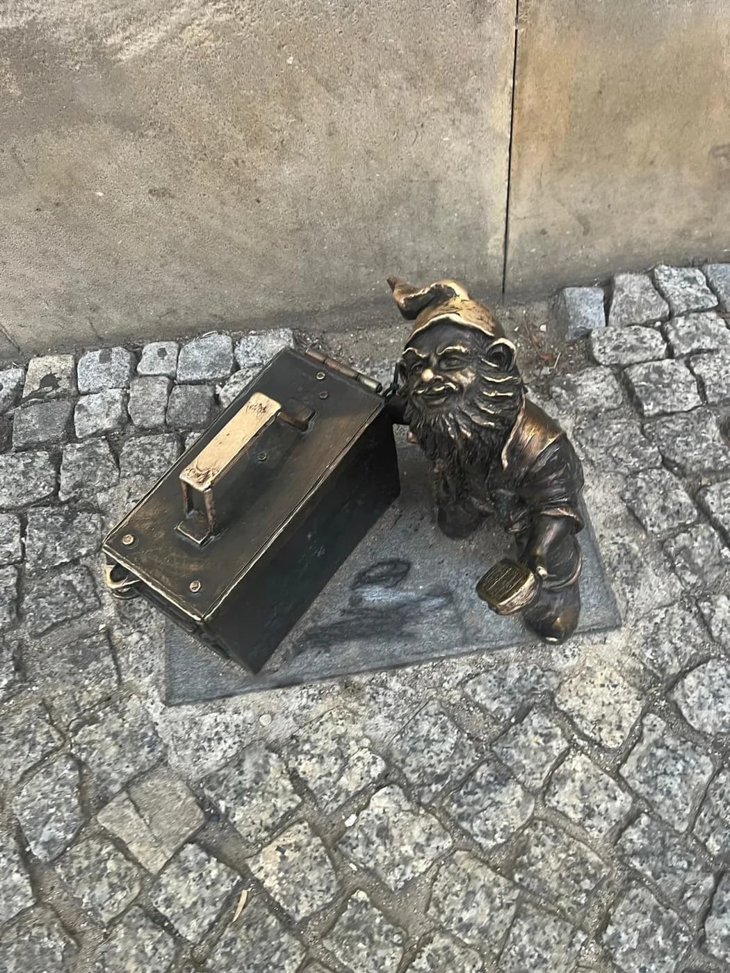 Un autre nain de Wrocław, croisé lors de notre chasse