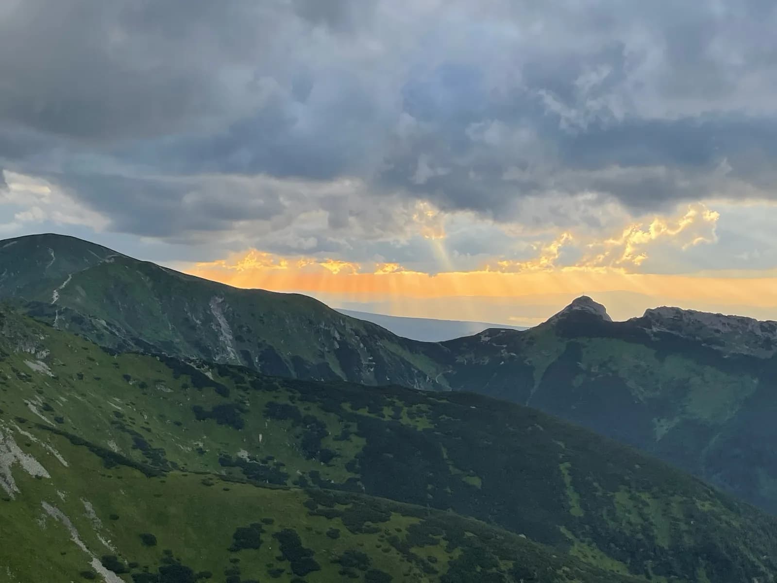 Ausblick von unserer Unterkunft in Ciche
