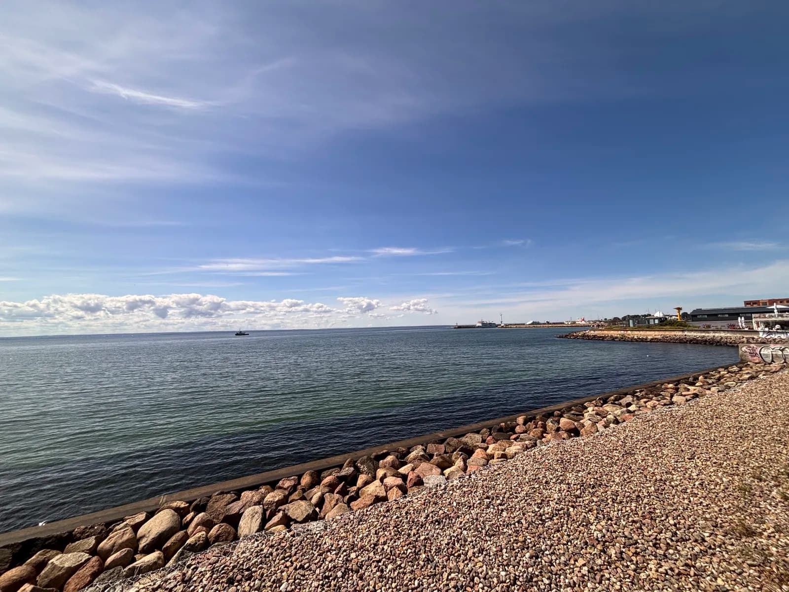 Arrivée au port de pêche de Hel, sur la presqu'île baltique