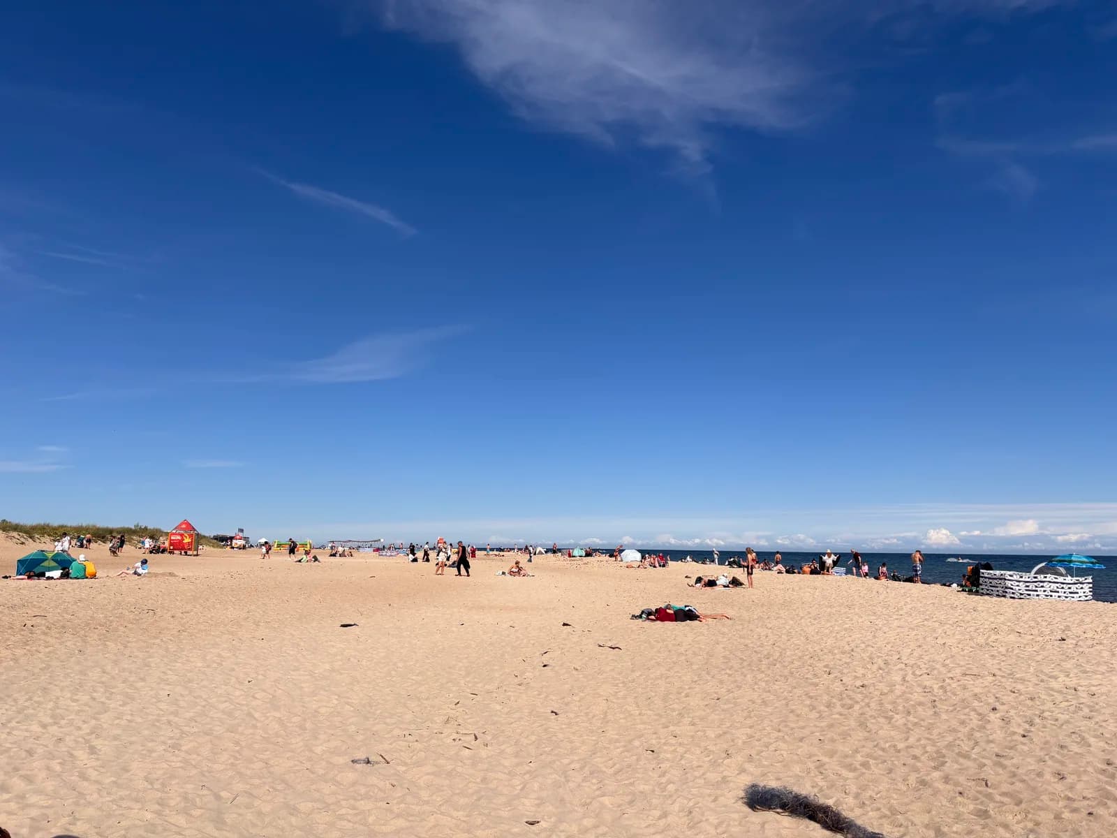 Promenade sur la plage de Hel